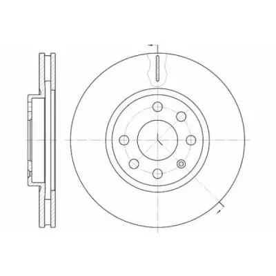 Disc frana REMSA 6611.10