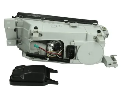 Far dreapta potrivit SKODA OCTAVIA 2000-2010 - (H4, electric, fundal argintiu)