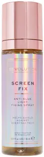 Makeup Revolution Spray de fixare a machiajului Screen Fix Anti Blue Light, 95 ml