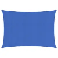 Gossi panza parasolar, albastru dreptunghiular 2,5x5 m hdpe 160 g/m2