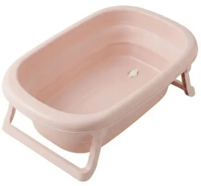 Cadă pliabilă pentru bebeluși Tega Baby - 81 x 50 x 23 cm, roz
