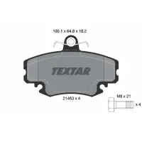 Set placute frana, frana disc TEXTAR 2146306