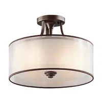 Plafoniera Lacey 3 Light Small Semi-Flush Mount