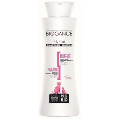 Sampon pentru pisici Biogance Cat Shampoo Argan Oil 250 ml
