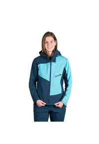 Jacheta softshell 3L femei Chandra - Albastru inchis