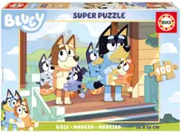 Puzzle din lemn pentru copii Educa din 100 de piese - Bluey