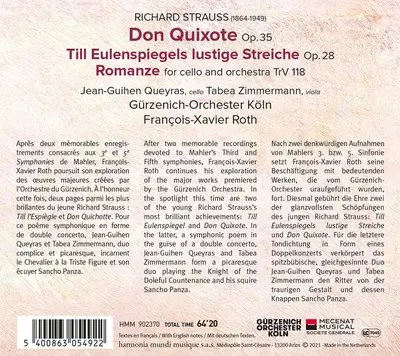 Richard Strauss: Don Quixote; Till Eulenspiegel | Jean-Guihen Queyras, Tabea Zimmermann, Gurzenich-Orchester Kolner Philharmoniker, Francois-Xavier Roth