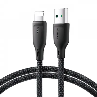 Cablu Date si Incarcare USB-A - Lightning Joyroom S-A34, 18W, 1m, Negru