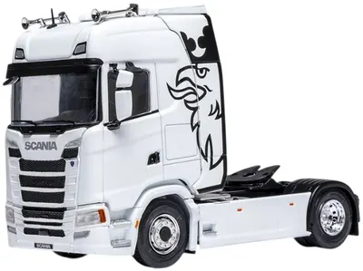 Model de colecție IXO Contemporary: Camioane - Scania S-Series (White/Decorated) (2020)