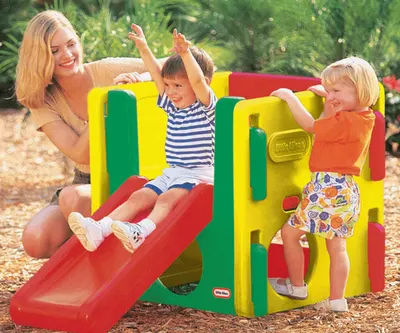 Tobogan pentru copii 2 în 1 Little Tikes - Cățărătoare cu tobogan