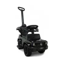 Masinuta copii de impins Mercedes G350 Amg R-Sport negru, maner parental detasabil, suport pentru picioare, bara de protectie, melodii si claxon, greutate maxima admisa 25 kg