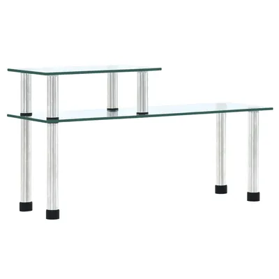 Gossi raft de bucatarie, transparent, 45x16x26 cm, sticla securizata