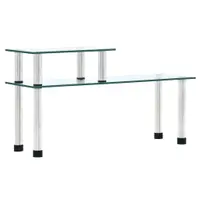 Gossi raft de bucatarie, transparent, 45x16x26 cm, sticla securizata