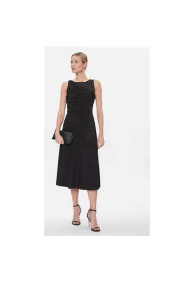 Rochie dama - 303600099 - Poliester - Negru - Negru