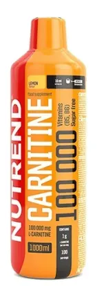Carnitine 100 000, lămâie, 1000 ml, Nutrend
