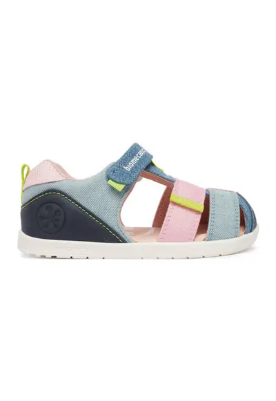 Sandale copii - material textil - sistem inchidere Velcro - multicolor