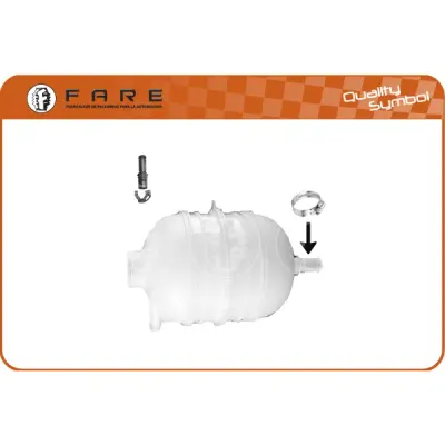 Rezervor apa, radiator FARE SA 3596