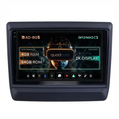 Navigatie 2K Isuzu D-MAX (2020+), Android, S-Quadcore 4GB RAM + 64GB ROM, 9.5 Inch - AD-BGS90042K+AD-BGRKIT316