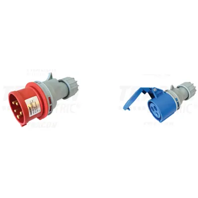 Pachet Fisa Industriala 400V 16A si Priza Industriala 230V 16A IP44 - Conexiuni Trifazate si Monofazate cu Presetupa Externa