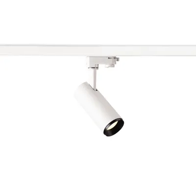 Iluminat decorativ pe sina, Melodii NUMINOS S, alb sistem 3 faze alb / negru lumina 4000K 36 °