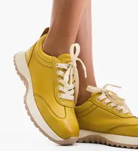 Sneakers dama Hober Galbeni