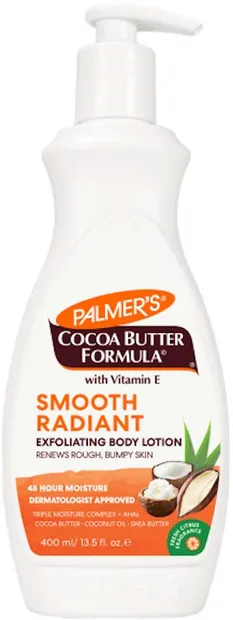 Palmer'sLoțiune de corp netezitoare și exfoliantă cu unt de cacao, 400 ml
