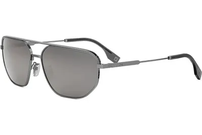 FENDI Travel Silver Rectangular Sunglasses