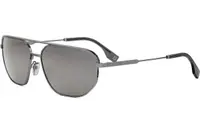 FENDI Travel Silver Rectangular Sunglasses