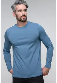Bluza slim fit Arlington - Albastru petrol