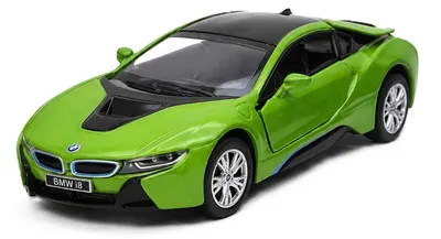 Mașinuță metalică Kinsmart - BMW I8, 1:34, verde