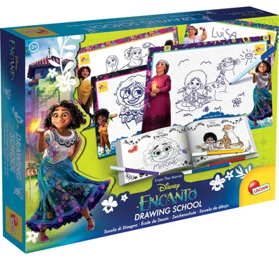 Set pentru desen Lisciani Giochi - Encanto, școală de desen