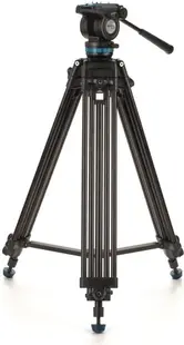Trepied video Benro - KH25PC + Head, 75-156.5 cm, negru
