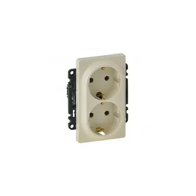 2x2P+E priza Valena Life - German standard - 16 A 250 V~ - ivory