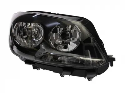 Far dreapta (H15 H7, reglaj electric, cu motoras, fundal negru) VW CADDY III, TOURAN