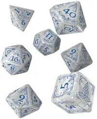 Set de zaruri Q-Workshop - The Lord of the Rings: Rivendell Dice Set, Stone (7 buc.)