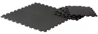 Izopren Mată Puzzle Interlocking 8szt Negru
