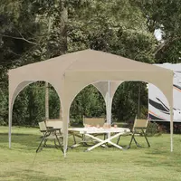vidaXL Cort de Petrecere Pop-up 290 x 290 x 245 cm Crem
