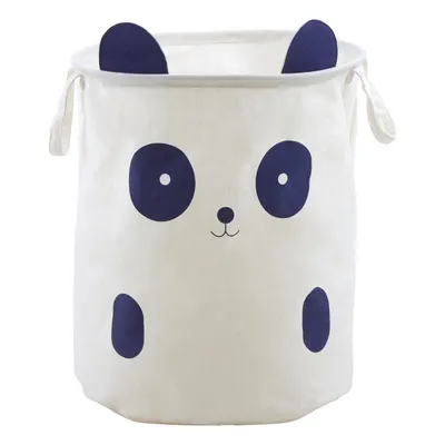 Coș de jucării pentru copii alb din material textil ø 38x48 cm Mimo Panda Face – Premier Housewares