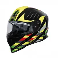Casca moto integrala copii, Origine Dinamo Foolish, culoare negru galben lucios, marime YL