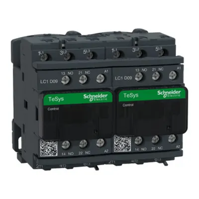 Contactor inversor, TeSys Deca, 3P(3NO), AC-3, <= 440V 9A, bobina 240V AC