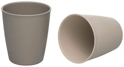 Set de 2 pahare de băut NIP Eat Green - Bej, 250 ml