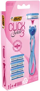 Pachet Aparat de ras Soleil 3 Click + Rezerve 4 bucati, BIC