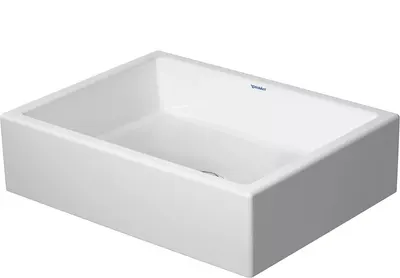 Lavoar Duravit Vero Air 2351500000, montare pe blat, 50 x 38 cm, dreptunghiular, Alb