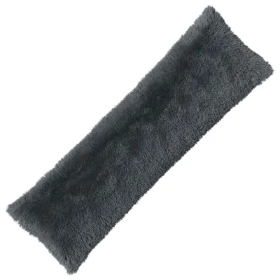 vidaXL Pernă cu pernă HEERLEN Antracit 40 x 145 cm Fleece PV