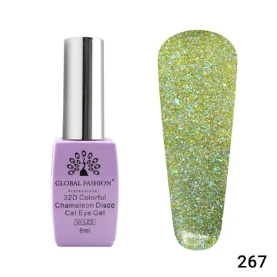 Oja semipermanenta Chameleon Disco 32D 8ml, 267 Engros