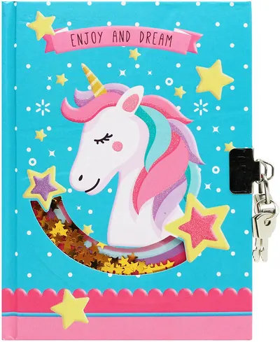 Jurnal secret cu cheie MP - Unicorn, 80 foi, sortiment
