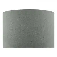 Abajur Pyramid Grey Linen Drum Shade 46cm