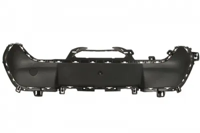 Bara protectie (inferior spate, GT, numar orificii senzor parcare: 2, negru lucios) potrivit PEUGEOT 208 01.19