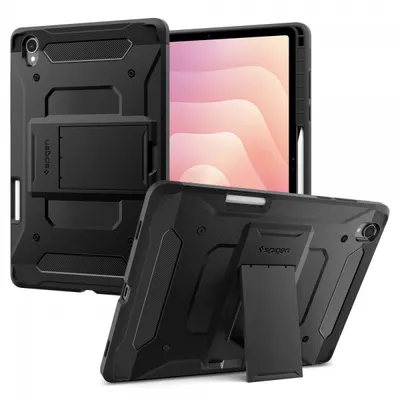 Husa pentru Samsung Galaxy Tab S11, Spigen, Tough Armor Pro, Neagra ACS10211