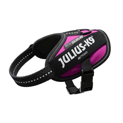 Ham JK9 IDC Power, roz inchis, reflectorizant, circumferinta piept 33-45 cm, pentru caini cu greutate de 2-5 kg